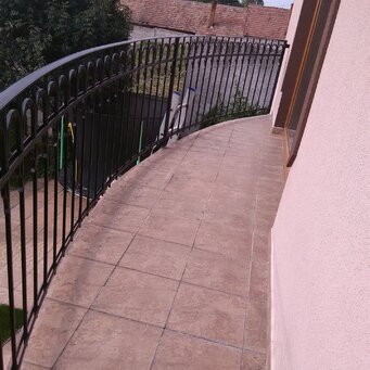 Historické kované zábradlie