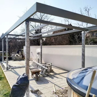 Hliníková pergola