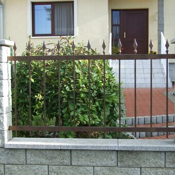 Kovaná plotová výplň - rovná