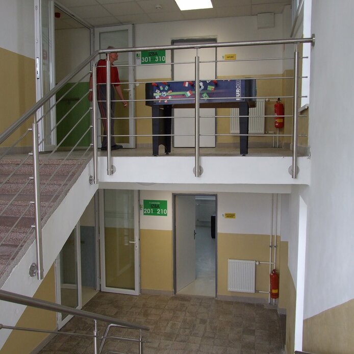 Moderné nerezové zábradlie