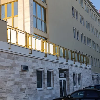 Terasové sklenené zábradlie
